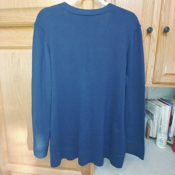 Chadwick Knit Sweater Long Length Vee Neck Cardigan Long Sleeves - Picture 2 of 10